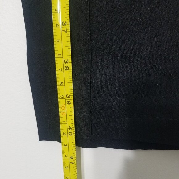 WDG Stretch Blend Black Straight Leg Pants Slacks Trousers Zipper Side Size 1 - Picture 7 of 10